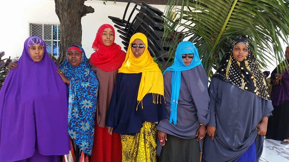 A group of disabled Somali women
