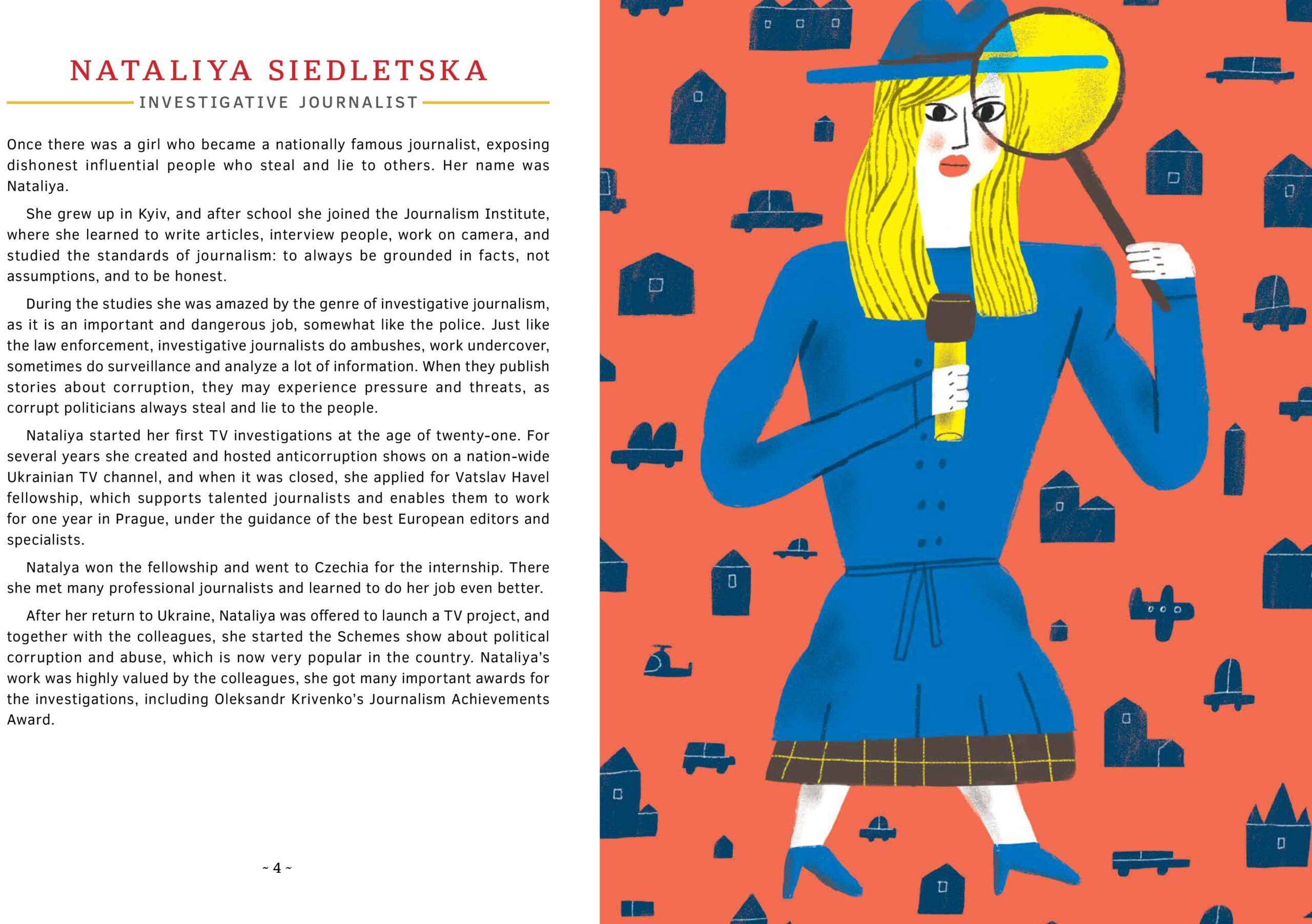 Text and illustration for Nataliya Siedletska