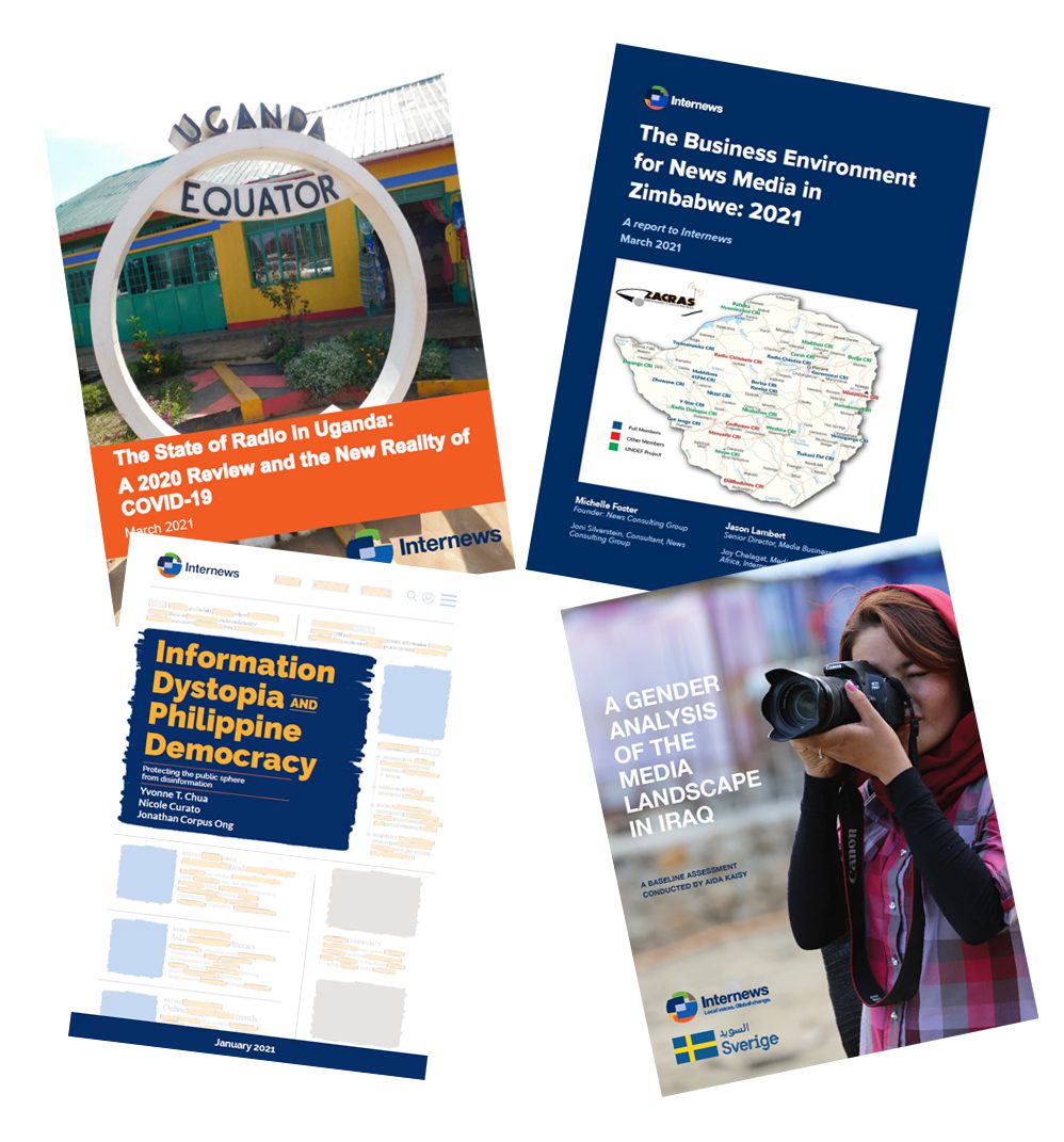 Covers of 4 reports