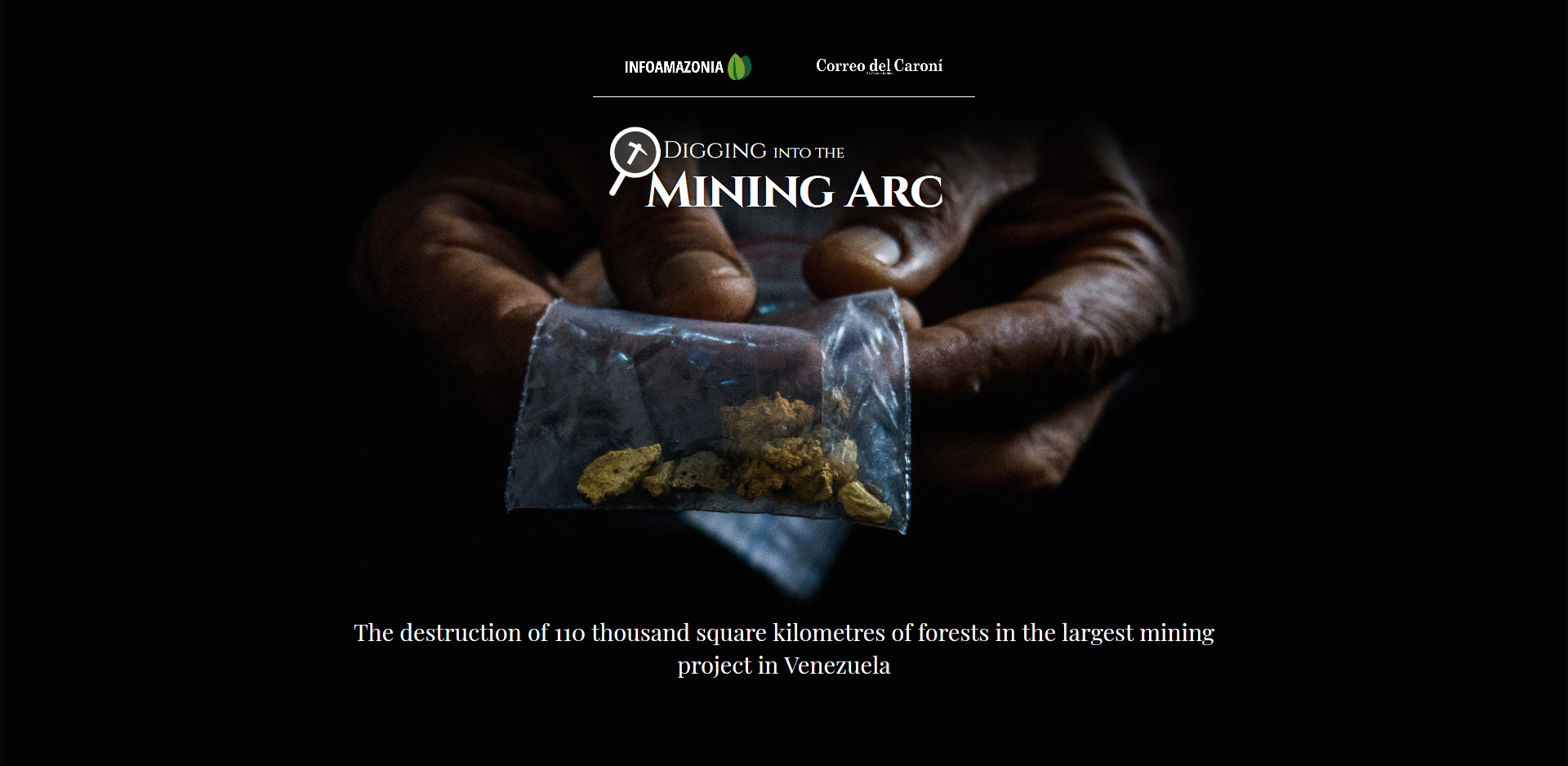 Intro screen of Digging into the Mining Arc