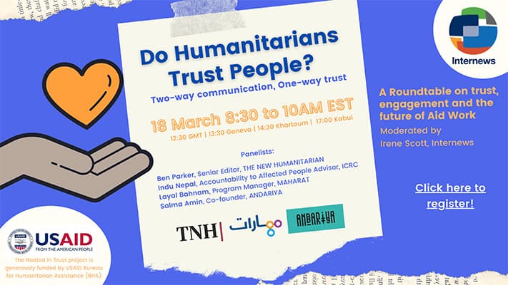 Do Humanitarians Trust People?