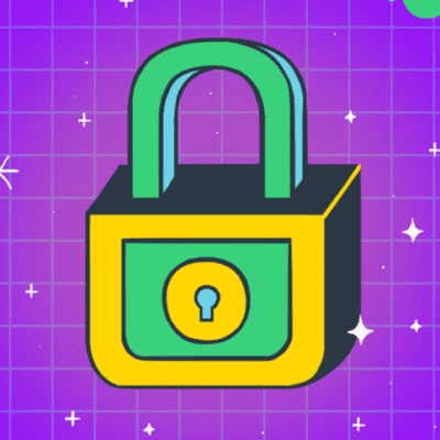 Graphic of a padlock.
