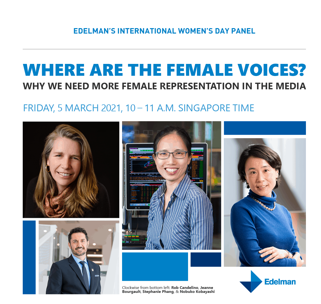 Where are the Female voices?