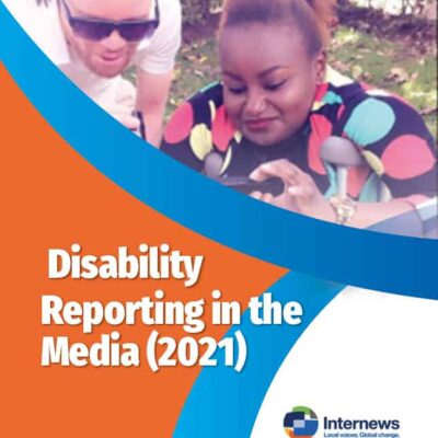 Disability Reporting cover - English
