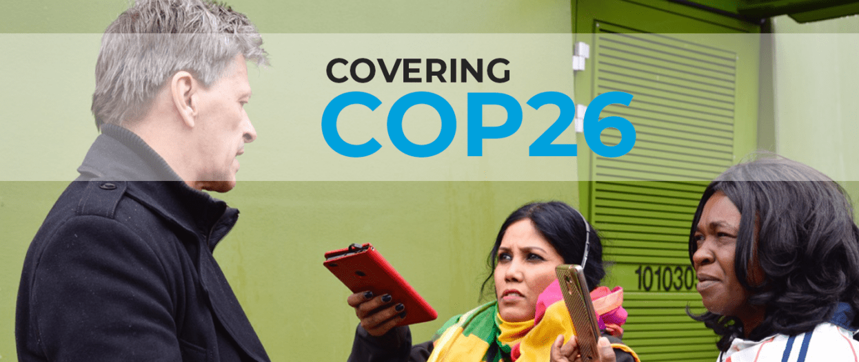 Covering COP26