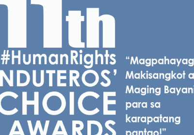 11th #humanrights Pinduteros' Choice Awards