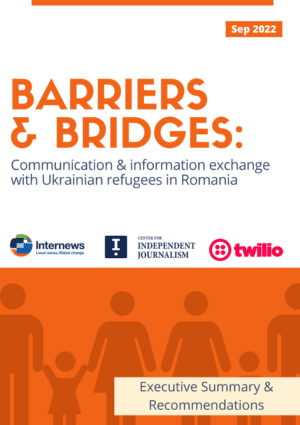Barriers and Bridges: Communication and Information Exchange with Ukrainian Refugees in Romania