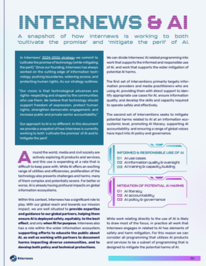 Internews & AI: A Snapshot