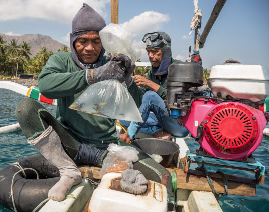 Two fishermen reported